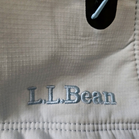 Vintage L.L. Bean Womens Soft Shell OAKMS Full Zip Light Blue Jacket Size Large - Picture 15 of 15